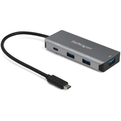 Picture of StarTech.com 4-Port USB-C Hub With Power Delivery - 10Gbps - 3x USB-A & 1x USB-C
